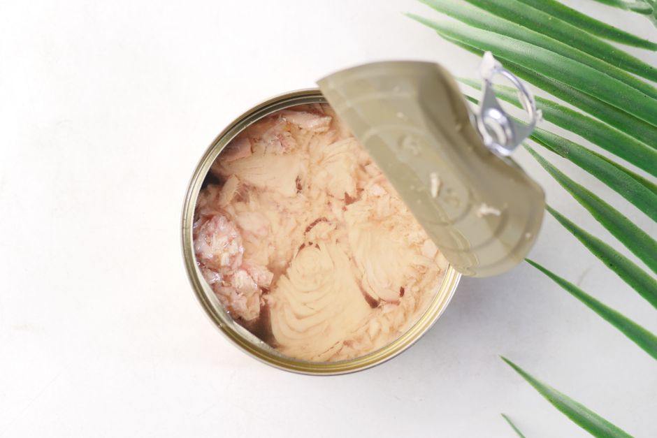 canned tuna and canned tomatoes pantry ingredients