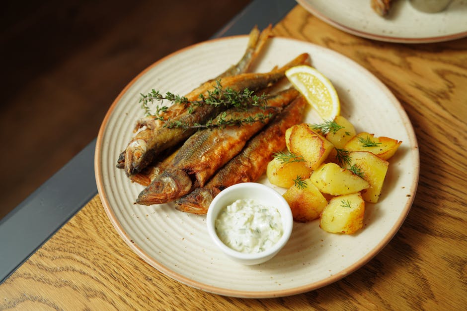 cooked white fish creamy sauce dill