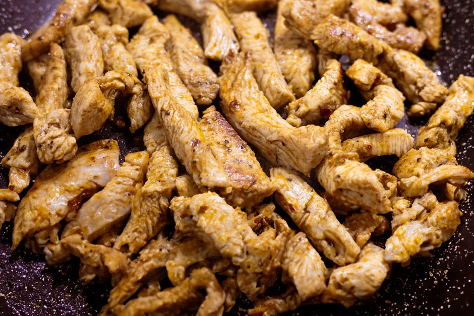 golden chicken cutlets frying pan cooking