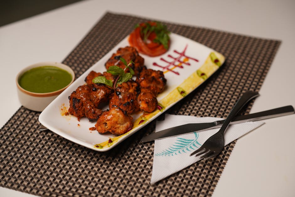 chicken pieces in yogurt marinade bowl