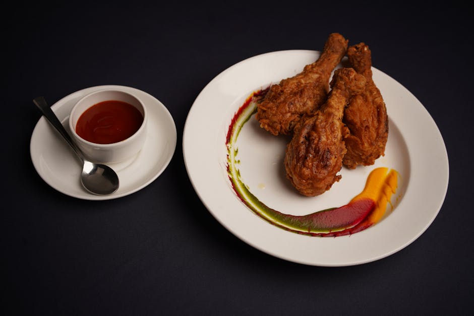 chicken drumsticks marinating bowl soy sauce honey