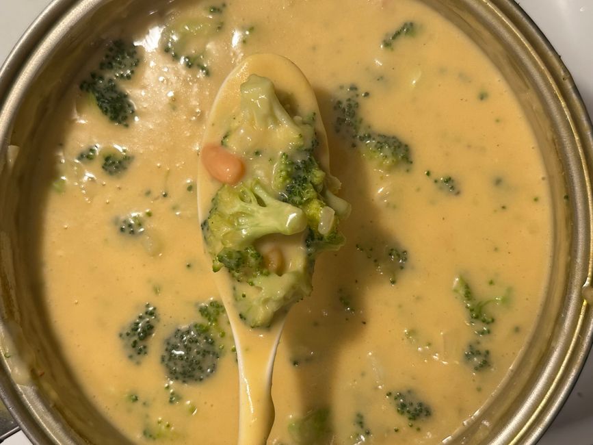 broccoli cheese soup ingredients simple