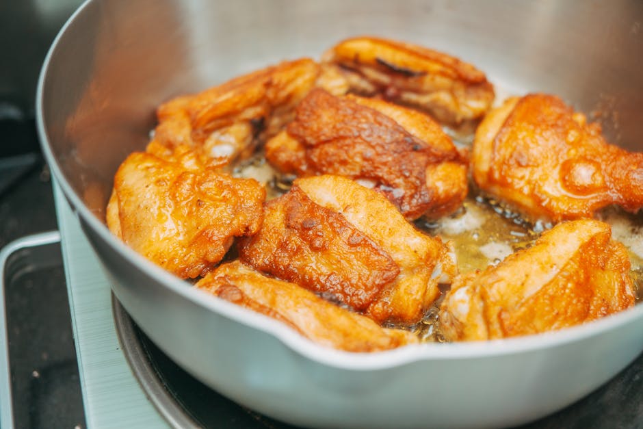 chicken cutlets golden cheese cooking pan