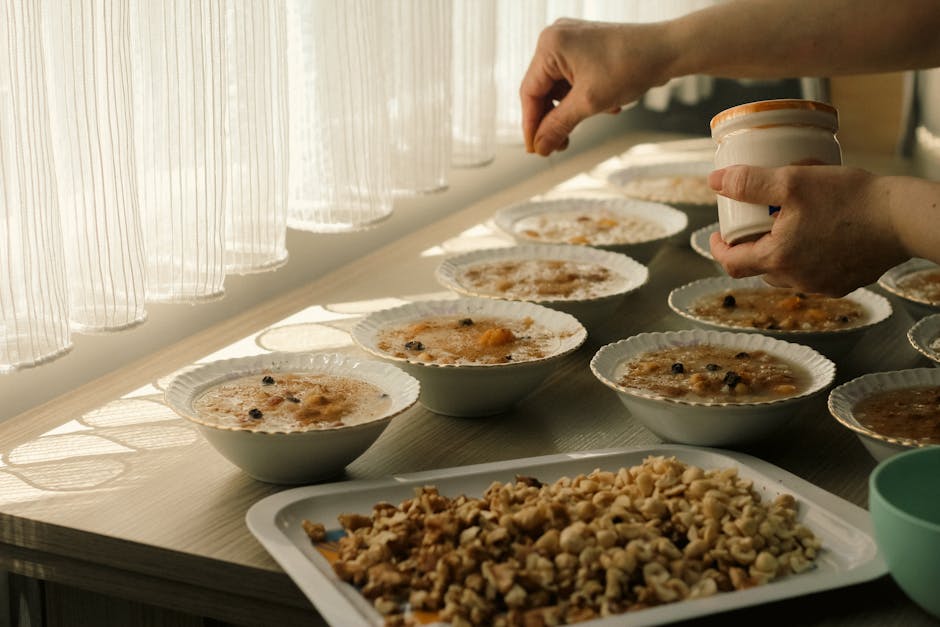 cooked pearl barley in bowl kitchen preparation