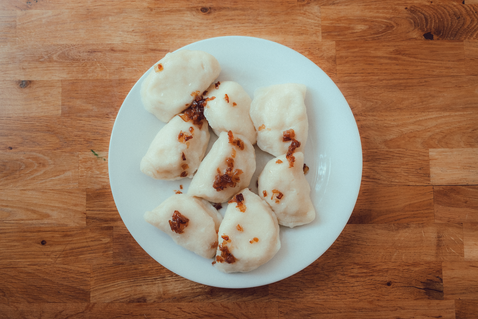 cottage cheese dumplings garlic butter