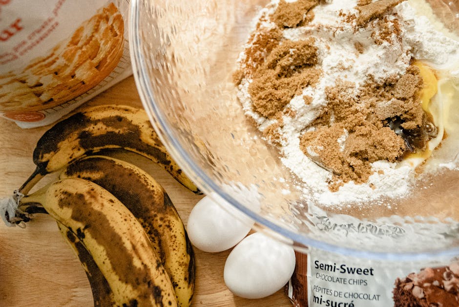 ripe bananas eggs breadcrumbs cinnamon ingredients