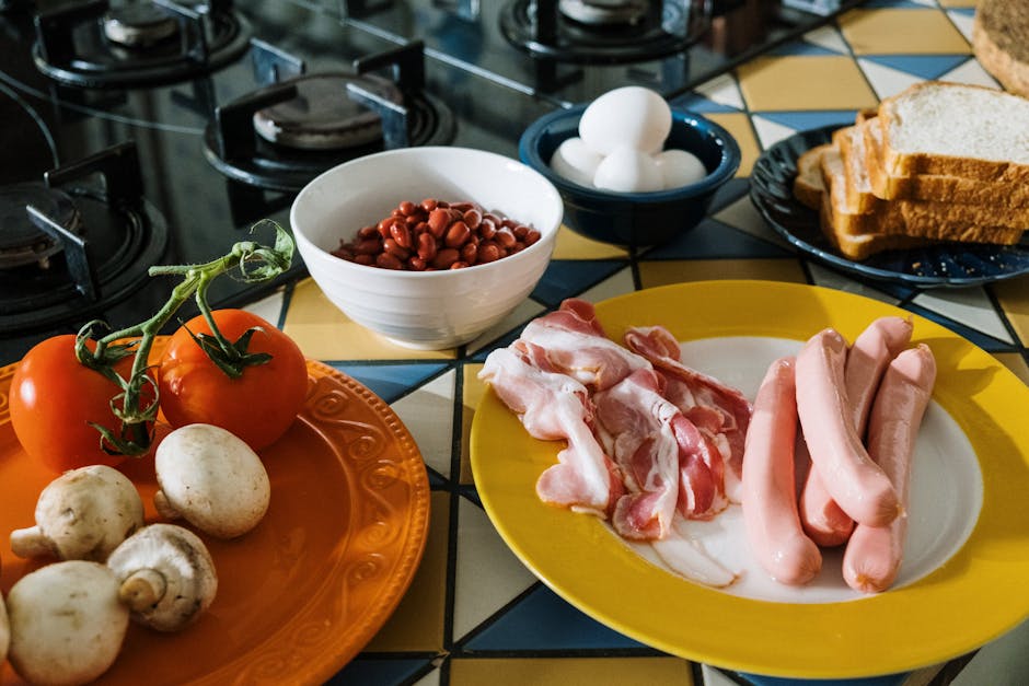 frozen vegetables and canned sausage ingredients