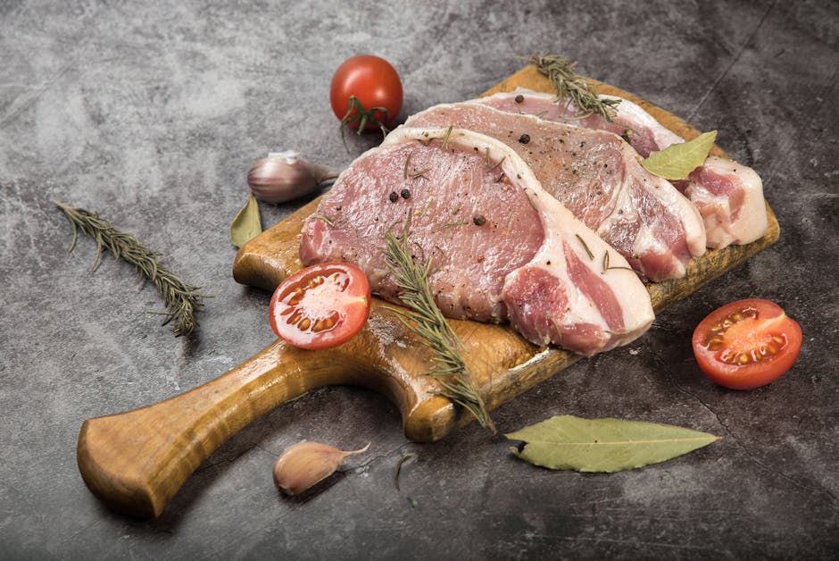 pork meat preparation raw pears cinnamon ingredients