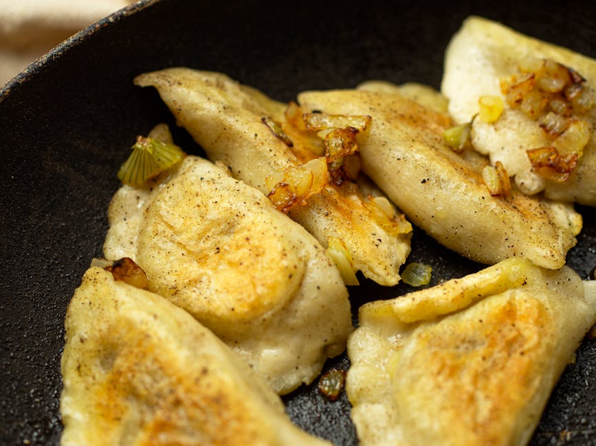golden brown patties frying pan cooking