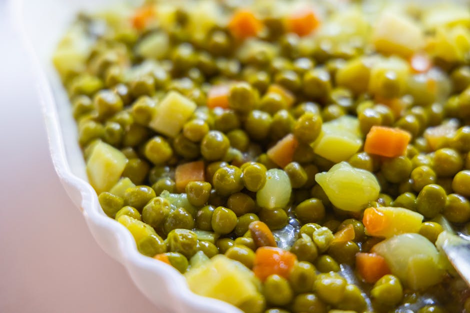 green peas canned food healthy meal