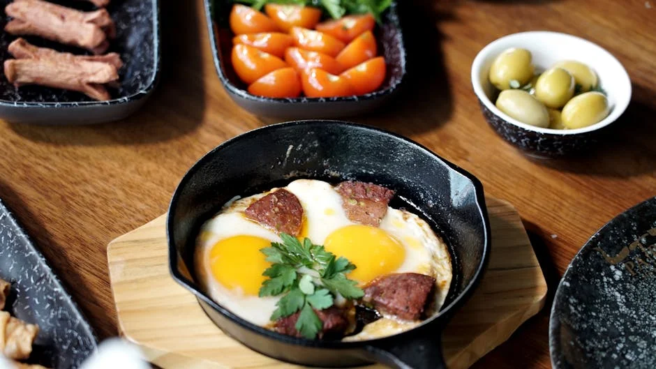 Kiełbasa z jajkiem na szybko – dlaczego to nie jest "biedne" jedzenie